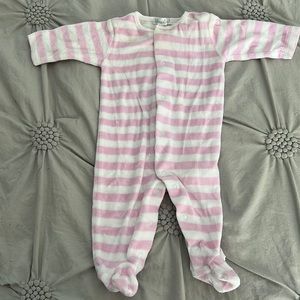 Kissy kissy velour onesie